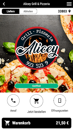 Alicey Grill & Pizzeria Screenshot 0