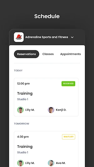 Adrenaline Sports and Fitness Screenshot 2