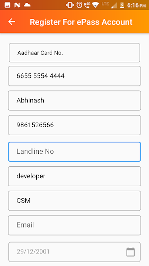 ePravesh Citizen Screenshot 2