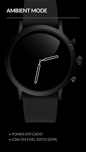 Awf Polar Analog - watch face Screenshot 3