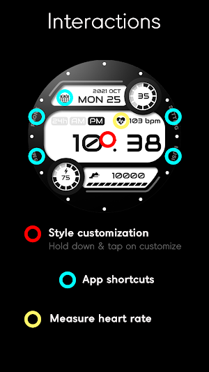 JJ-Digital001 Watch Face Screenshot 2