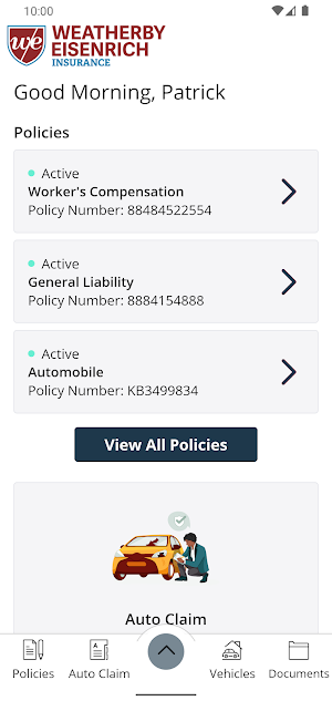 Weatherby-Eisenrich Ins Mobile Screenshot 1