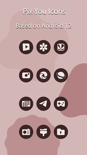 Pix You Bistre Dark Icons Screenshot 2
