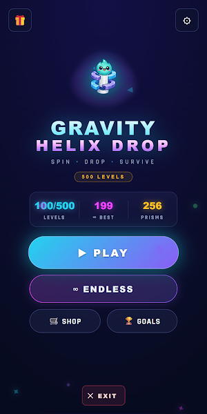 Gravity Helix Drop Screenshot 0