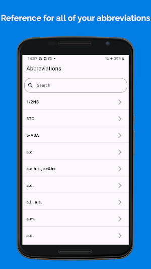 Abbreviations Rx Screenshot 0