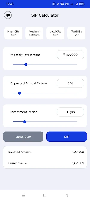 LoanPrime: EMI Loan Calculator Screenshot 2