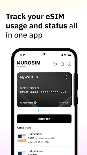 Kurosim: International eSIM Screenshot 3