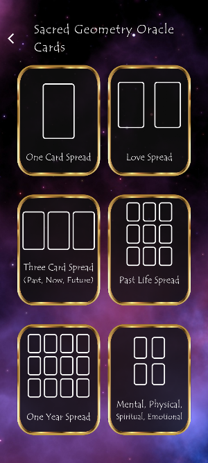 Sacred Geometry Oracle Cards Screenshot 1