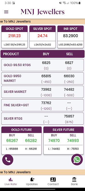 MNJ Jewellers Screenshot 2