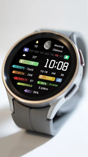 Colorful Icon Tail ZKin Watch Screenshot 2
