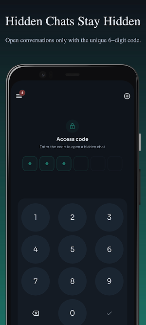 Hush Messenger Screenshot 1