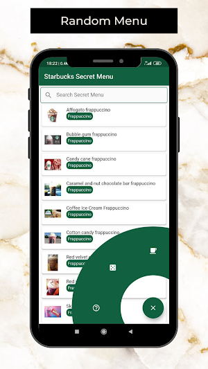 Starbucks Secret Menu Screenshot 1