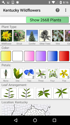 Kentucky Wildflowers Screenshot 0