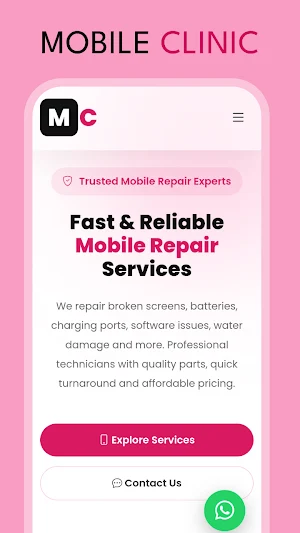 Mobile Clinic – Mobile Service Screenshot 3
