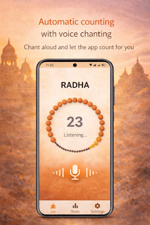 Naam Jap – Voice Mala Counter Screenshot 3
