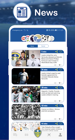 Leeds United Fanzine Screenshot 2