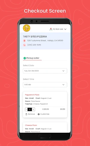 TASTY BITES PIZZERIA Screenshot 2