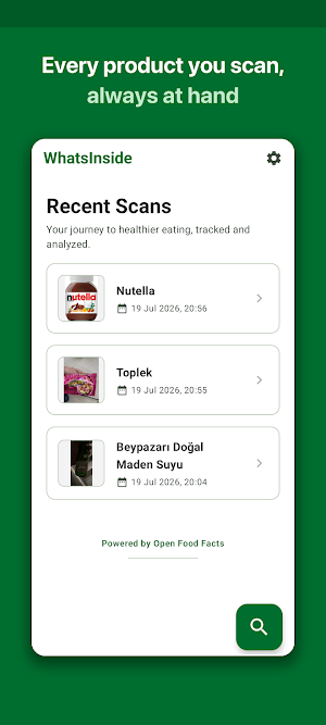 WhatsInside: Food Scanner Screenshot 3