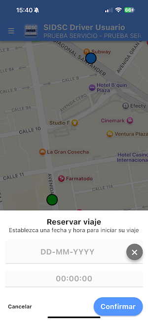 SIDSC Driver Usuario Screenshot 2