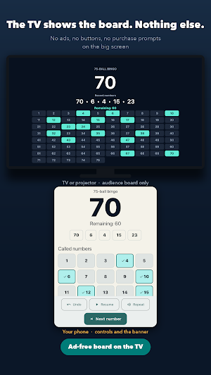 Bingo Caller: 75 & 90 Ball Screenshot 2
