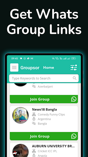 Groupsor - Social Group Links Screenshot 0