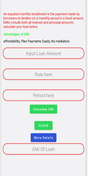 Fast Loan Cal Screenshot 1