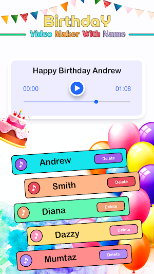 Birthday Video Maker 2025 Screenshot 1