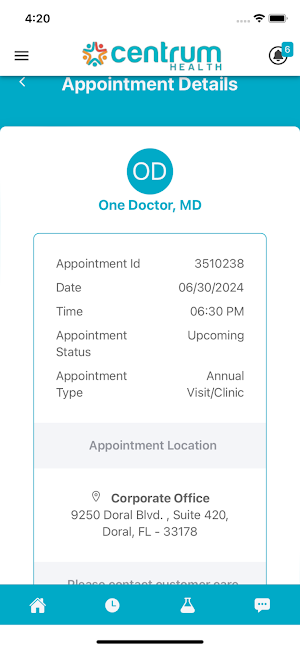 Centrum Health Screenshot 3
