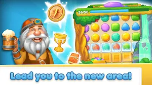 Gem Crush -  match 3 game Screenshot 2