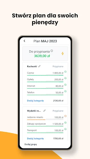 EasyBudget - Budżet domowy Screenshot 2