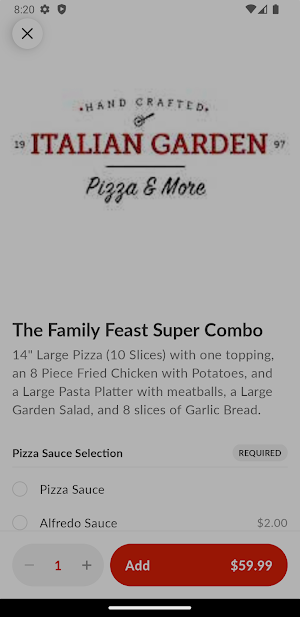 Italian Garden - Pizza & More Screenshot 3