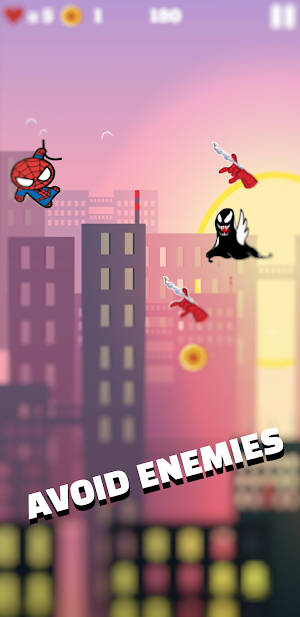 Spider-Boy: Endless Running! Screenshot 1
