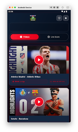 Live Scores: Football Match Screenshot 0