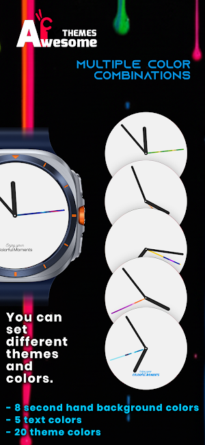 Splashy - Simple Watch Face Screenshot 2