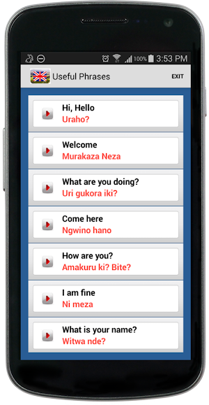 English  Kinyarwanda (Free) Screenshot 1