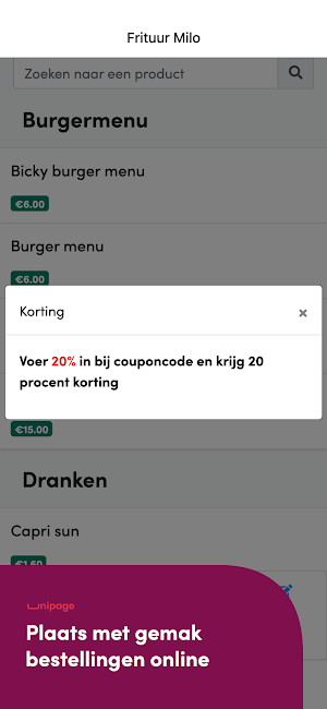 Frituur Milo Screenshot 0