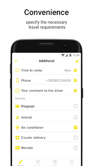 Taxi 620 - online taxi order Screenshot 3