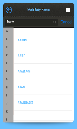 English Baby Names Screenshot 1