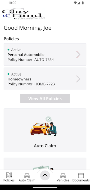 Clay & Land Insurance Screenshot 1
