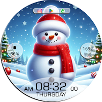 Key WF99 Snowman Day Watch