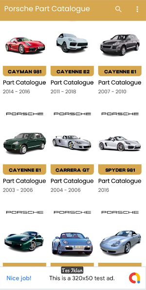 Porsche Parts & Maintenance Screenshot 2