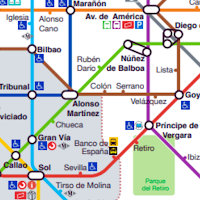 Madrid Metro Map 2024