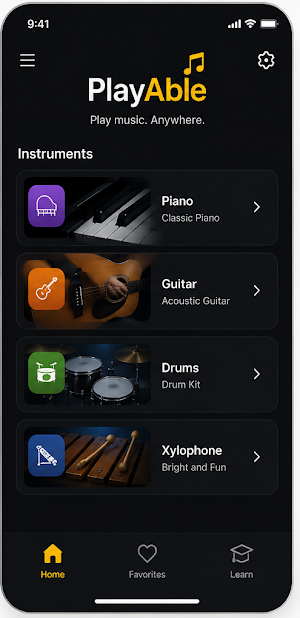 PlayAble: Playable Instruments Screenshot 1