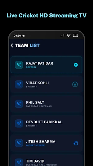 Live Cricket TV HD Streaming Screenshot 2