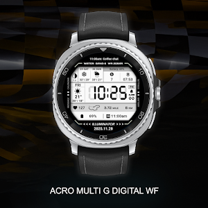 ACRO Multi G Digital Watchface Screenshot 3