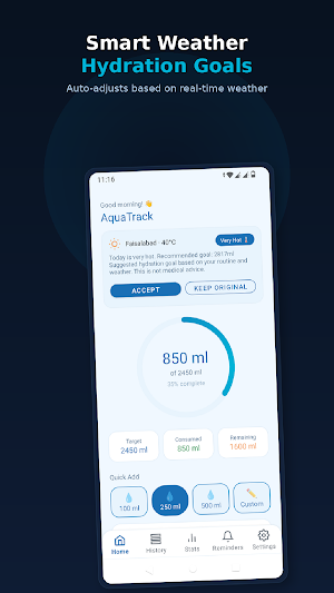 AquaTrack: Water Reminder Screenshot 0