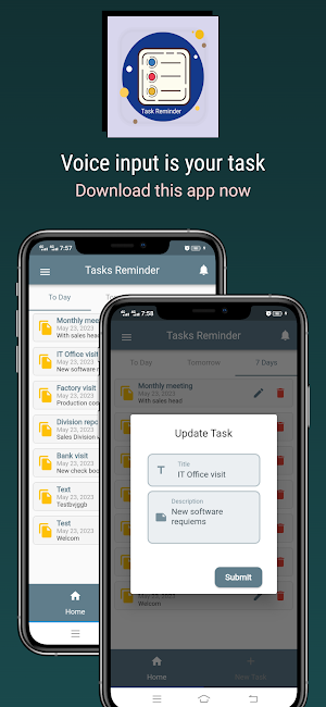 Task Reminder and Daily Notes Screenshot 2