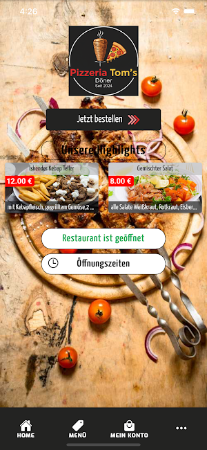 Pizzeria Toms Screenshot 0
