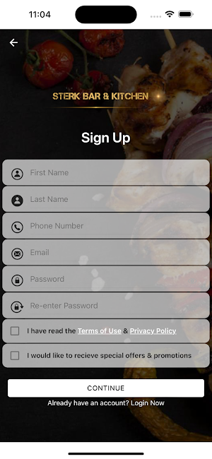 Sterk Kitchen & Bar Screenshot 2