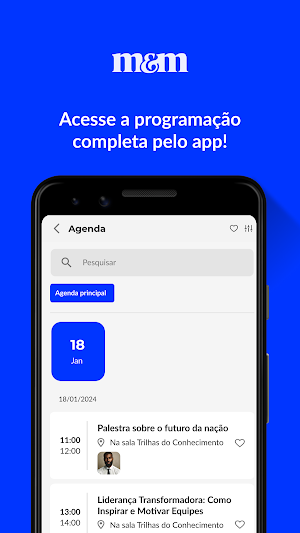 Eventos Meio e Mensagem Screenshot 2
